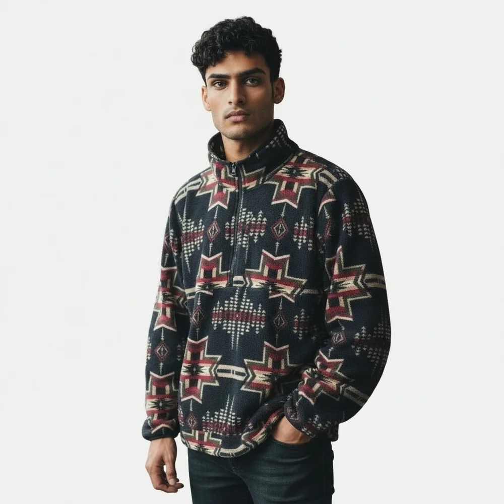Powder River Mens Aztec Pullover